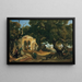 A camp in the desert - Jean Nicolas Henri de Chacaton — framed artwork on a wall