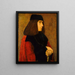 a Knight of the Golden Fleece - Jean Perréal — framed artwork on a wall