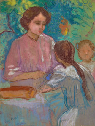 Jean Pesk - Petit djeuner avec les enfants dans le jardin Bois Le Roi.webp