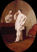 The Mime Charles Deburau 1829-1873 in Pierrot costume - Jean Pezous — artwork view