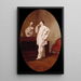 The Mime Charles Deburau 1829-1873 in Pierrot costume - Jean Pezous — framed artwork on a wall