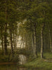 Landscape painting of solitude in the surroundings of Schilde - Jean-Pierre François Lamorinière — artwork view