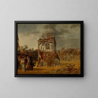 Pendre les traîtres - Jean Pierre Norblin — framed artwork on a wall