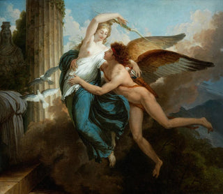 La Réunion de Cupidon et Psyché - Jean Pierre Saint-Ours — artwork view