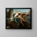 La Réunion de Cupidon et Psyché - Jean Pierre Saint-Ours — framed artwork on a wall