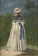 Elegant Lady Seen from Behind - Jean Pillement — artwork view