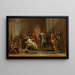 Alexandre offers Apelle his concubine Pancaspe - Jean Restout the Younger — framed artwork on a wall