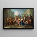 Hector taking leave of Andromache - Jean Restout the Younger — framed artwork on a wall