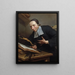 Laboratory Tournus 1672-1733 to pray - Jean Restout the Younger — framed artwork on a wall