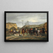 Les honneurs du pied - Jean Richard Goubie — framed artwork on a wall