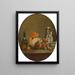 The Melon - Jean Siméon Chardin — framed artwork on a wall