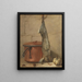 Lapin et marmite en cuivre - Jean Siméon Chardin — framed artwork on a wall