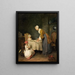 Dire la grâce - Jean Siméon Chardin — framed artwork on a wall