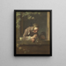 Soap Bubbles - Jean Siméon Chardin — framed artwork on a wall