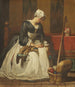 The Embroideress - Jean Siméon Chardin — artwork view