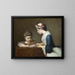 La Petite Maîtresse d'école - Jean Siméon Chardin — framed artwork on a wall