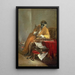 The Antique Dealer Monkey - Jean Siméon Chardin — framed artwork on a wall