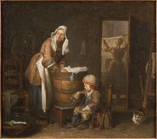 La Laveuse - Jean Siméon Chardin — artwork view