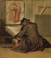 Drawing of a young student - Jean Siméon Chardin — artwork view
