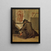 Drawing of a young student - Jean Siméon Chardin — framed artwork on a wall