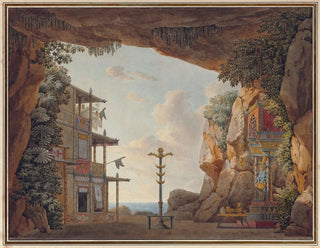 Maquette de décor pour le deuxième acte d'Elisca ou L'Habitante de Madagascar - Jean Thomas Thibault — artwork view