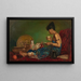L'heure du thé - Jean Ubaghs — framed artwork on a wall
