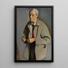 Autoportrait - Jean van den Eeckhoudt — framed artwork on a wall