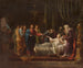 Jesus resurrecting Jairus' daughter - Jean Vignaud — artwork view