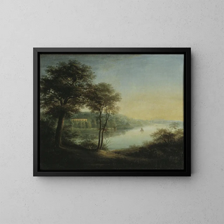 Château de Rosendal vu de l'est - Jeanna Elisabeth Ekerman — framed artwork on a wall