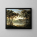 Rosendal seen from the north - Jeanna Elisabeth Ekerman — framed artwork on a wall