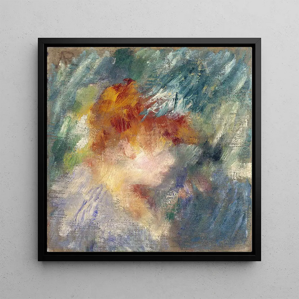 Jeanne Samary - Pierre-Auguste Renoir — framed artwork on a wall