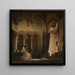 Jeanne de France en tant que religieuse dans le couvent de Bourges - August von Bayer — framed artwork on a wall