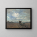 Labourage des bœufs - Jeannie Grant Stevenson — framed artwork on a wall