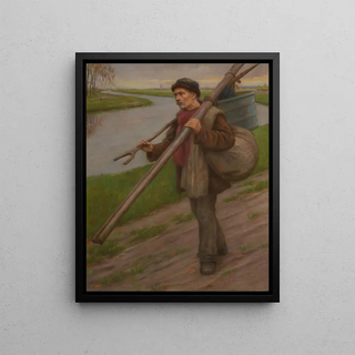 Jef Van de Fackere - De palingvisser.webp