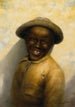 Smiling Boy Painting - Jefferson David Chalfant — artwork view
