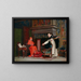 The choice of a preacher - Jehan Georges Vibert — framed artwork on a wall