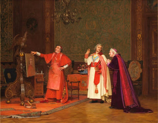 painted by himself - Jehan Georges Vibert — artwork view