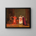painted by himself - Jehan Georges Vibert — framed artwork on a wall