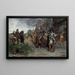 Call After the Plundering - Jehan Georges Vibert — framed artwork on a wall