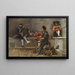 Repairs in Progress - Jehan Georges Vibert — framed artwork on a wall