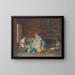 The First Baby - Jehan Georges Vibert — framed artwork on a wall