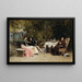 The Reprimand - Jehan Georges Vibert — framed artwork on a wall