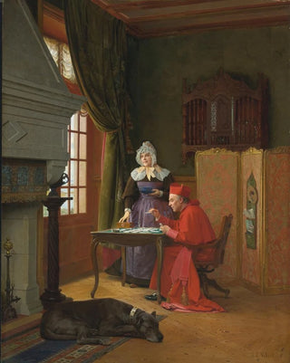 Jehan Georges Vibert - The Three Patiences.webp