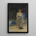 The victorious warrior - Jehan Georges Vibert — framed artwork on a wall