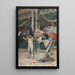 La foule adorant les toréadors - Jehan Georges Vibert — framed artwork on a wall