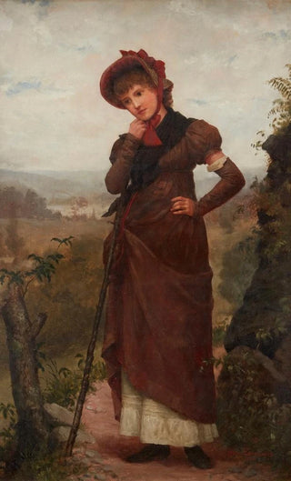 Jennie Augusta Brownscombe - A Walk through the Country.webp