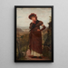 Promenade à la campagne - Jennie Augusta Brownscombe — framed artwork on a wall