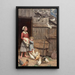 La Colombe blanche - Jennie Augusta Brownscombe — framed artwork on a wall