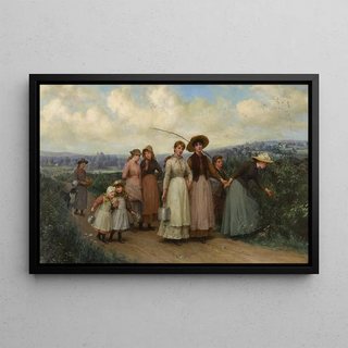 Jennie Augusta Brownscombe - The berry pickers.webp