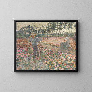 The Gardener - Jenny Montigny — framed artwork on a wall